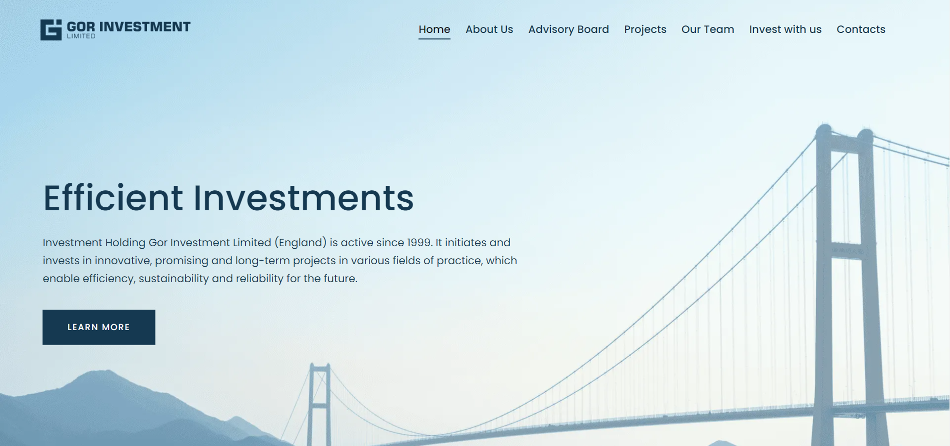 Gorinvestment Website